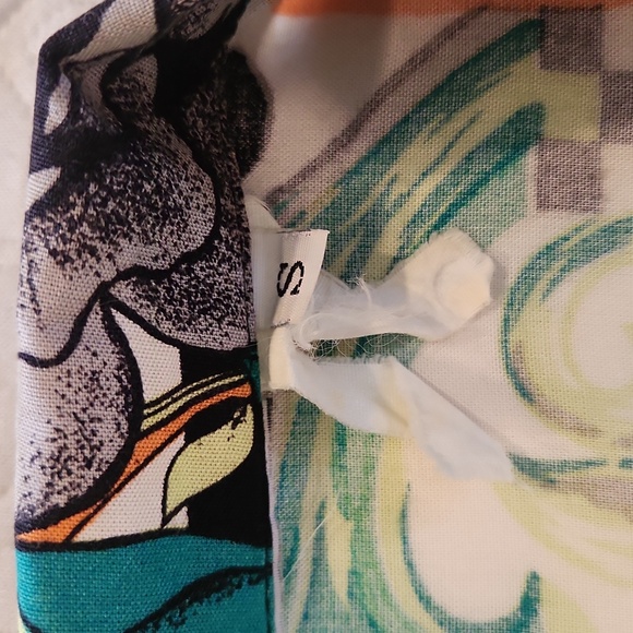 Vintage 1980s Long Blazer Polka Dots Mixed Pattern Retro Small - Picture 7 of 11